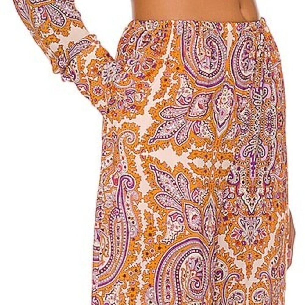 L'Academie Palma Pant Aria Multi Paisley XS - Picture 4 of 9